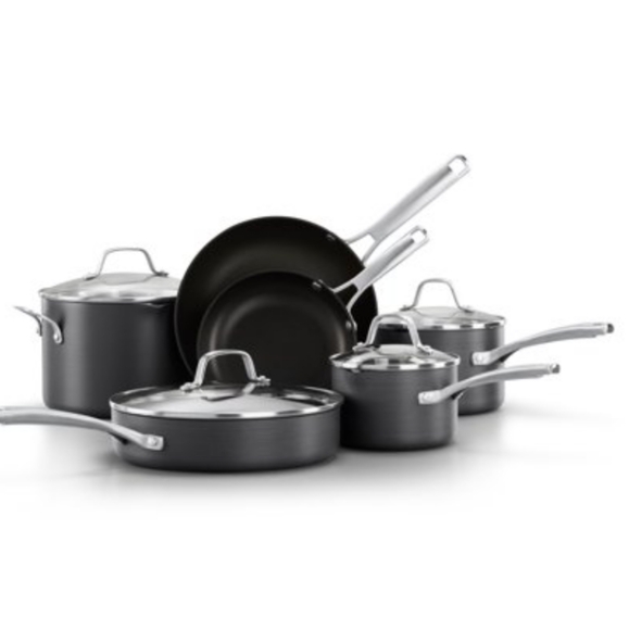 Calphalon Other - 🛑SOLD🛑Calphalon 10-Piece Nonstick cookware Set W/ Stay-Cool Handle -